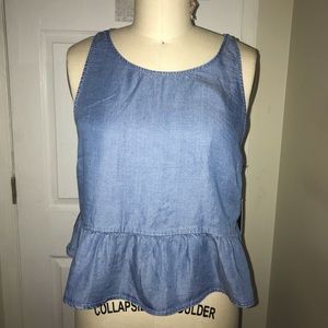 Forever 21 Chambray Top